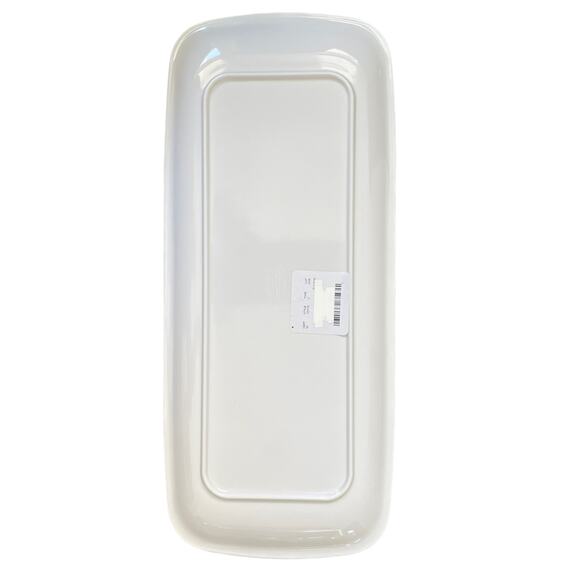 ARTISAN DE LUXE Pink White Melamine Oblong Serving Tray Platter 7 x 15 NEW - Picture 7 of 13